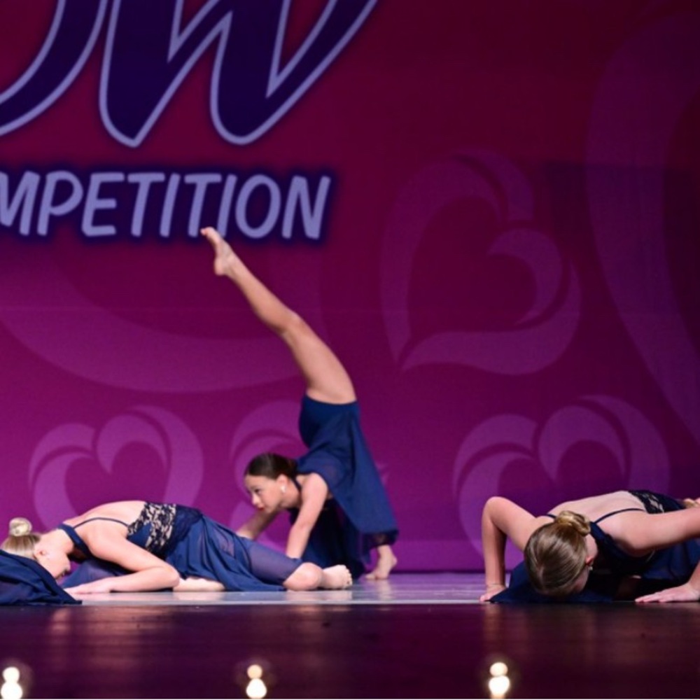 Navy Lyrical Dance Costume - image 3